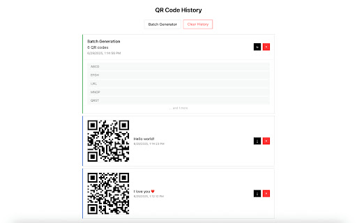 QR Code Generator screenshot 1