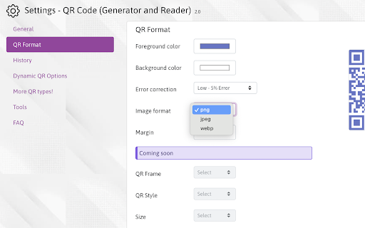 QR Code (Generator and Reader) screenshot 1