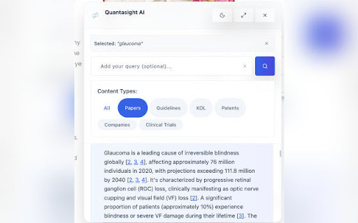 Quantasight Extension screenshot 1