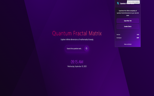 Quantum Fractal Matrix screenshot 1