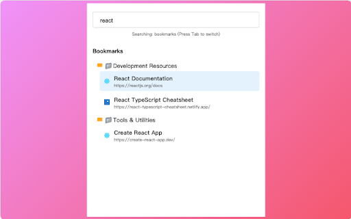 Quick Tab Search screenshot 1