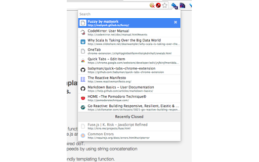 Quick Tabs screenshot 1