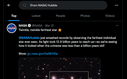 Quick Tweet Search screenshot 1