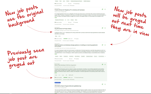Quicker UpWork Search screenshot 1