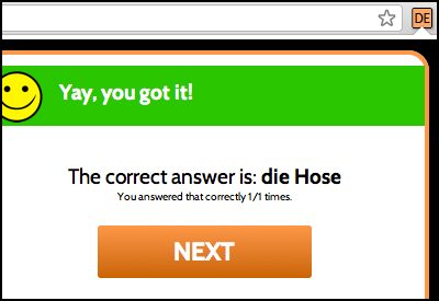 QuizCards: German screenshot 1