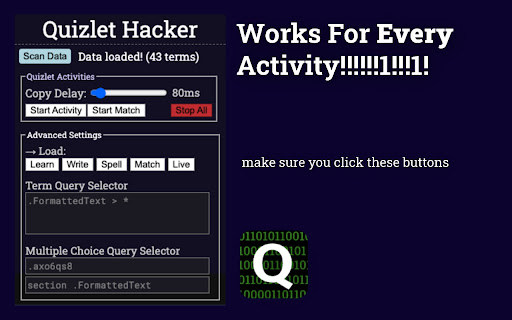 Quizlet Hacker screenshot 1