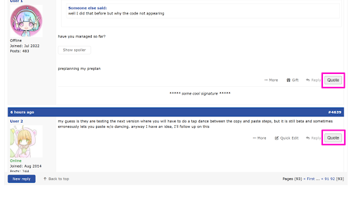 quote button for MAL screenshot 1