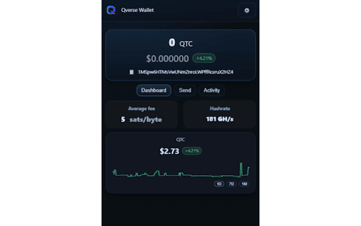 Qverse Wallet screenshot 1