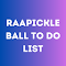 Raapickle ball To Do List logo