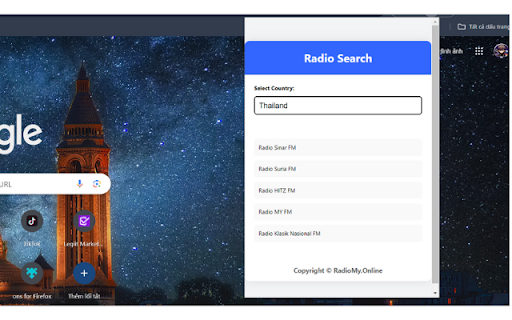 Radio Channel Finder screenshot 1