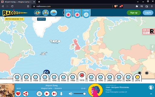 Radiooooo download button screenshot 1