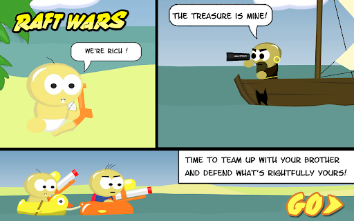 Raft Wars game screenshot 1