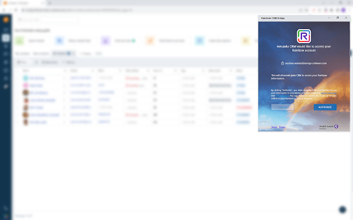 Rainbow CRM Bridge for Freshsales screenshot 1