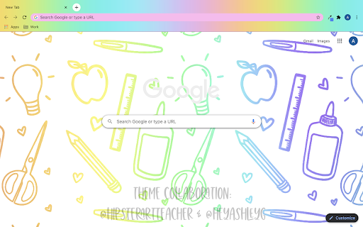 Rainbow School Supplies screenshot 1