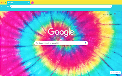 Rainbow Swirl Tie Dye Theme screenshot 1