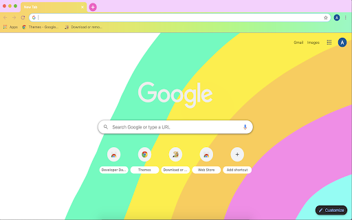 Rainbow Waves screenshot 1