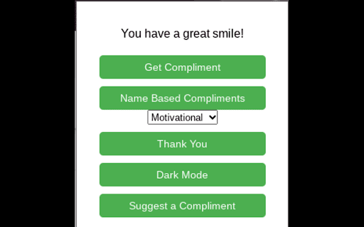 Random Compliment Extension screenshot 1