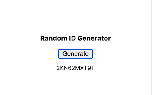 Random ID Generator screenshot 1