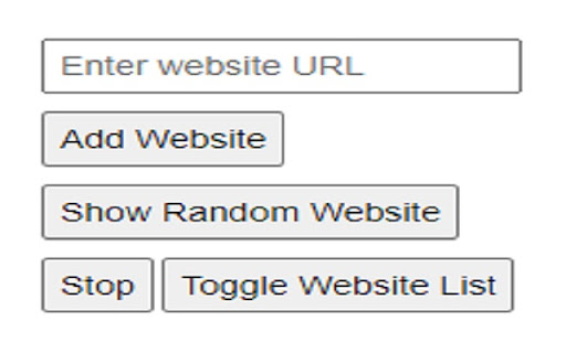 Random Website Viewer screenshot 1