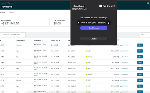 RapidBoard Extension screenshot 1