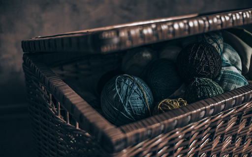 Rattan wool storage box screenshot 1