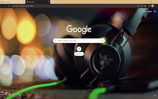 Razer Browser Theme screenshot 1