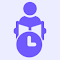 Reading time badge logo