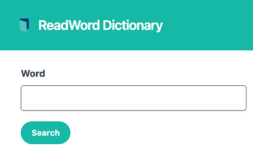 ReadWord Dictionary screenshot 1