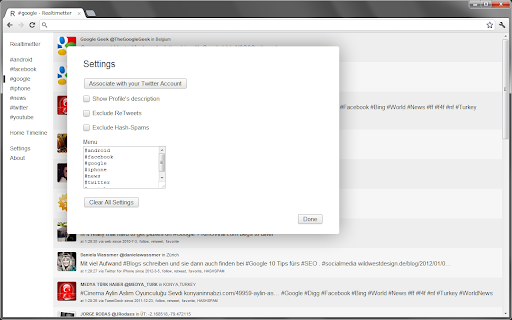 Realtimetter screenshot 1