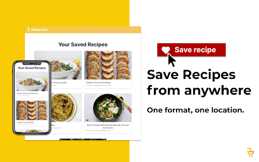 Recipe Cart | View & Save Recipes screenshot 1