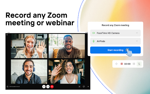Record Zoom Meeting screenshot 1