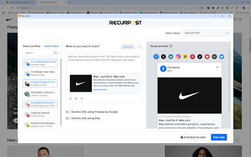 RecurPost - Social Media Management Tool screenshot 1