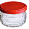 red lid jar logo
