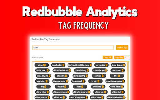 Redbubble Monster Max Analytics screenshot 1