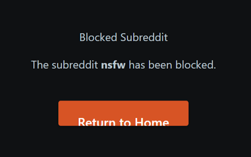 Reddit Blocker screenshot 1