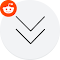 Reddit Comment Arrow logo