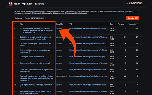Reddit FAQ Finder screenshot 1