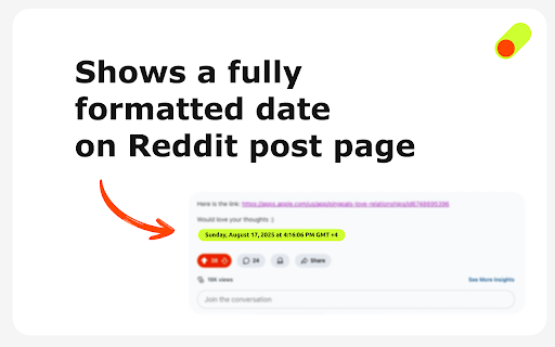 reddittag - reddit tag for post date screenshot 1