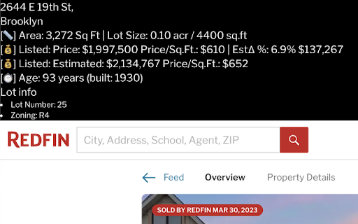 Redfin TLDR screenshot 1