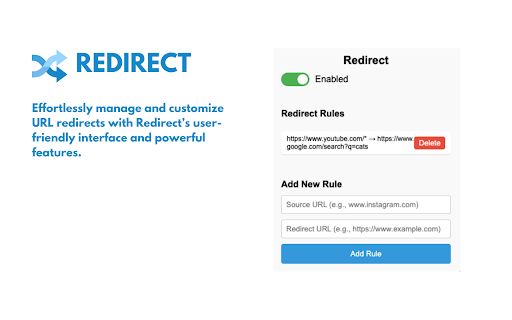 Redirect screenshot 1
