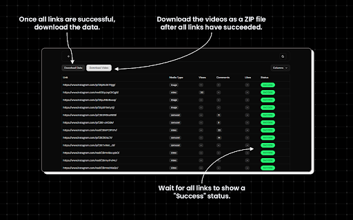 Reels Extractor - Instagram Bulk Downloader screenshot 1