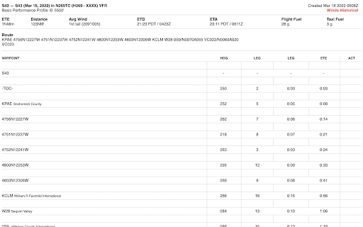 Reformat NavLog screenshot 1