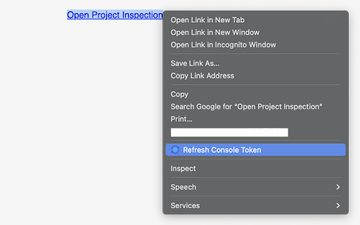 Refresh Console Token screenshot 1