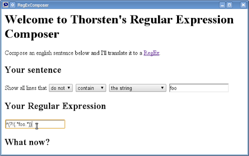 RegEx Builder screenshot 1