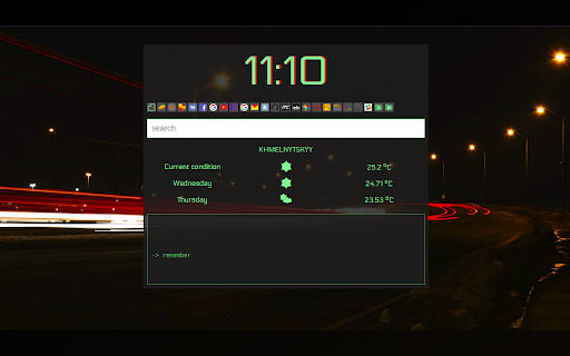 Reinvented new tab screenshot 1