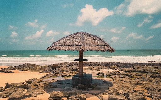 Relaxing Beach Scene in Barra do Cunhau screenshot 1