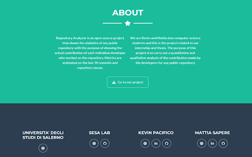 Repository Analyzer screenshot 1