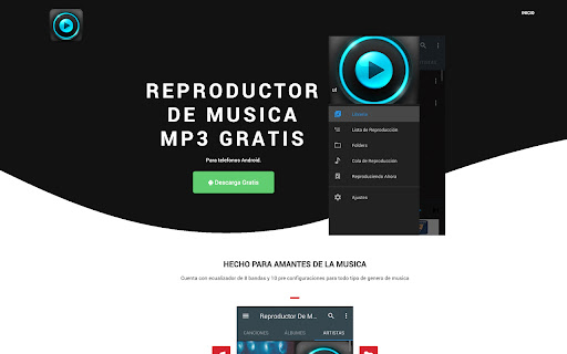 Reproductor de musica mp3 screenshot 1