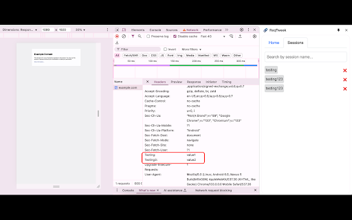 ReqTweek screenshot 1