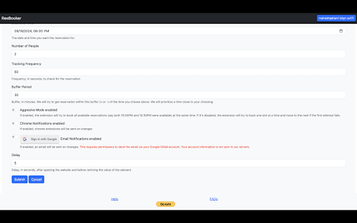 ResBooker screenshot 1